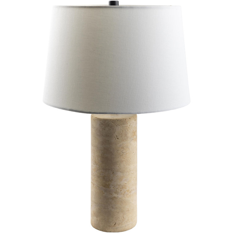 Joss & Main Astere Travertine Table Lamp Wayfair